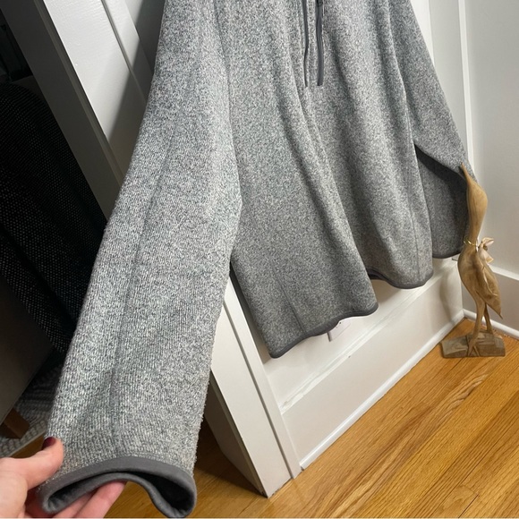 Patagonia Men's The Better Sweater Quarter-Zip in Heathered Gray XL - Picture 6 of 7
